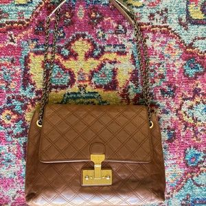 Marc Jacobs Baroque XL Single Flap Italian Lamb Skin Purse